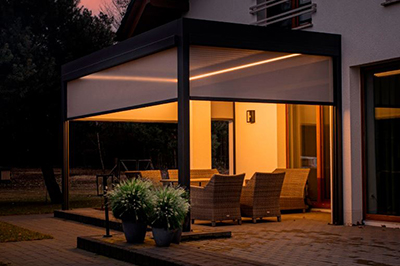 Bioklimatická pergola Sunbreaker 400