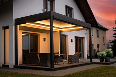 Bioklimatická pergola Sunbreaker 400